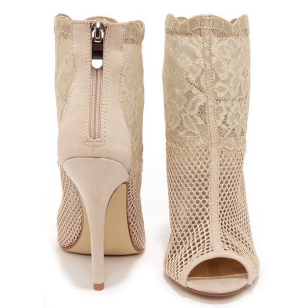 CHINESE LAUNDRY Lace Mesh Ankle Booties